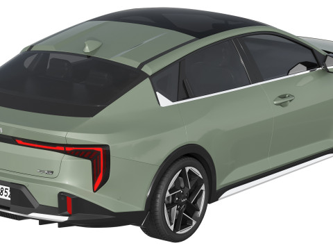 Kia K4 GT-Line 2025 Modello 3D