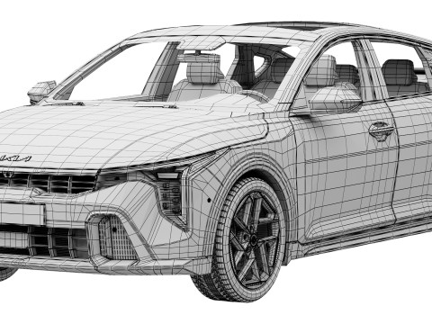 Kia K4 GT-Line 2025 Modello 3D