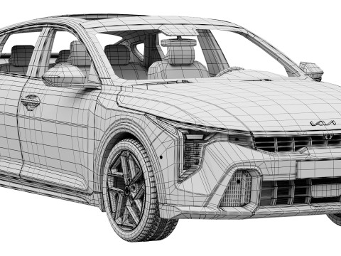 Kia K4 GT-Line 2025 Modello 3D
