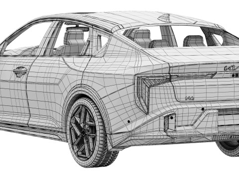 Kia K4 GT-Line 2025 Modello 3D
