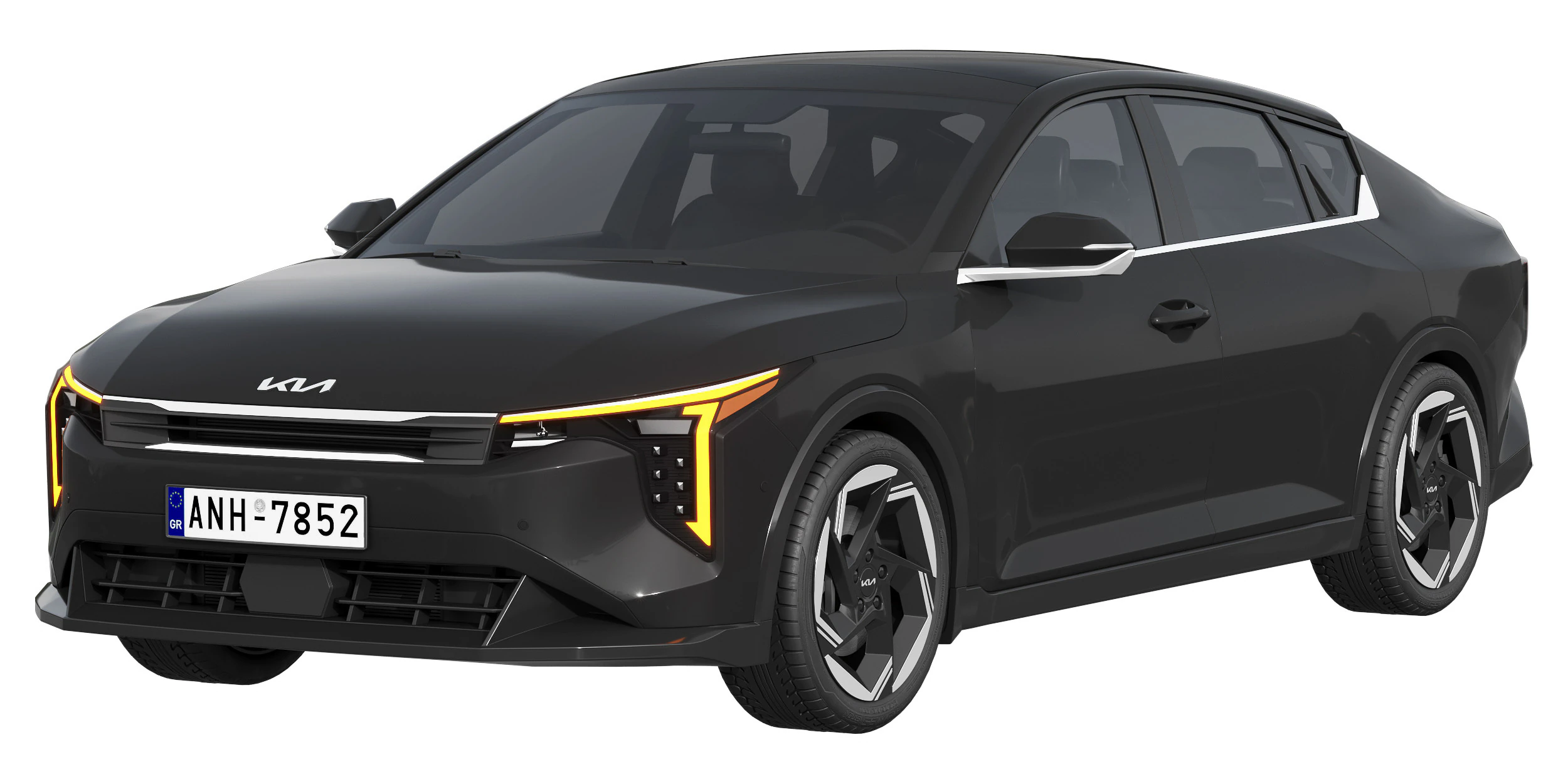 Kia K4 2025 3D Model .c4d .max .obj .3ds .fbx .stl .blend 