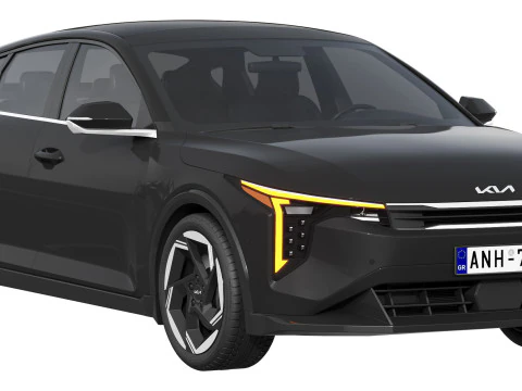 Kia K4 2025 3D Model