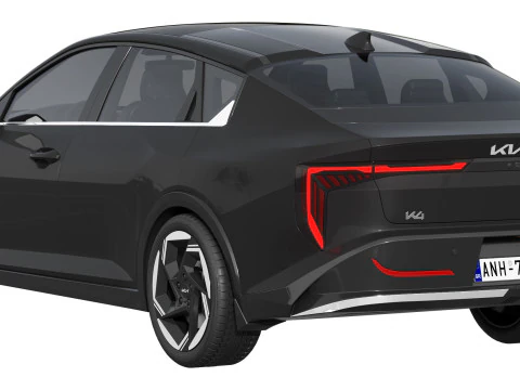 Kia K4 2025 3D Model