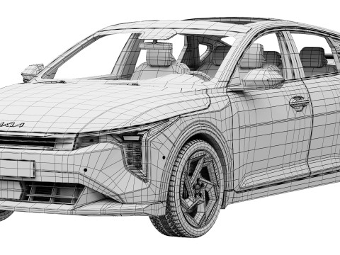 Kia K4 2025 Model 3D