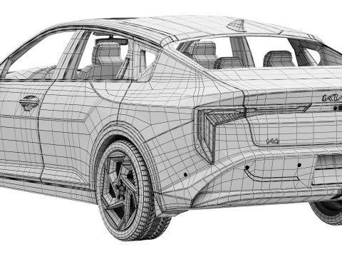 Kia K4 2025 3D Model