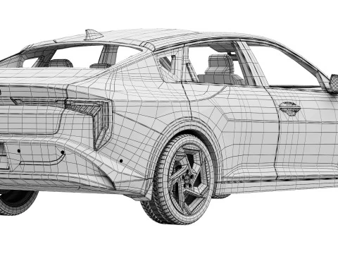 Kia K4 2025 3D Model