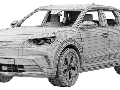 Ford-Capri 2025 3D Model
