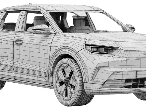 Ford-Capri 2025 3D Model