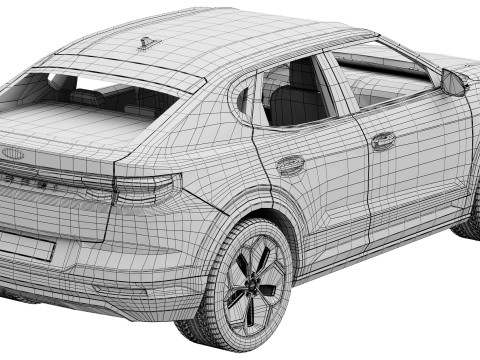Ford-Capri 2025 3D Model