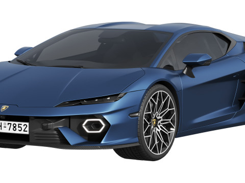 Lamborghini-Temerario 3Dモデル