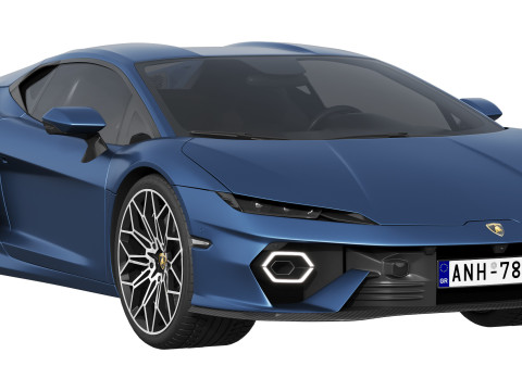 Lamborghini-Temerario Modelo 3D