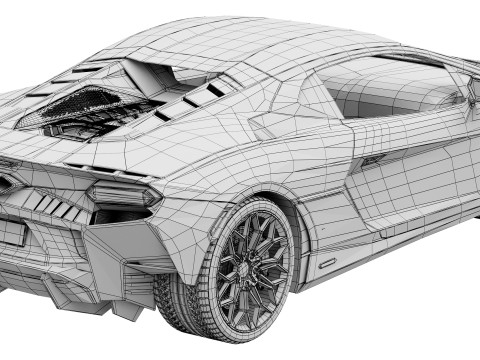 Lamborghini-Temerario Modelo 3D