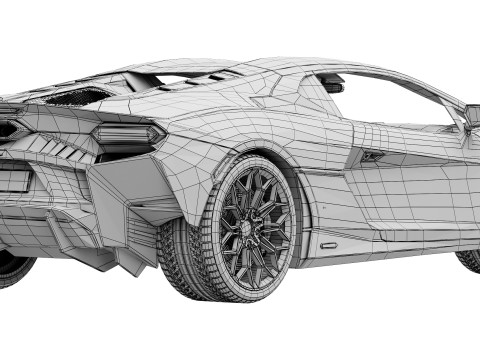 Lamborghini-Temerario Modelo 3D