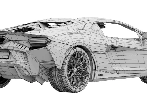 Lamborghini-Temerario 3D Model