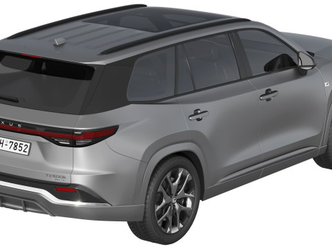 Lexus TX 500h 2024 3D 模型