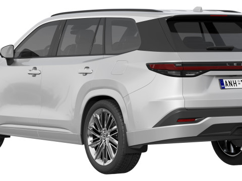 Lexus TX 350h 2024 3D 模型