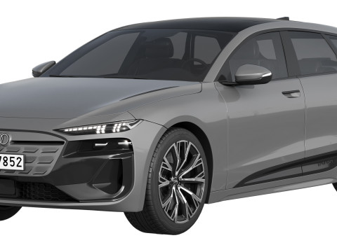Audi A6 Avant e-tron 2025 3D Model