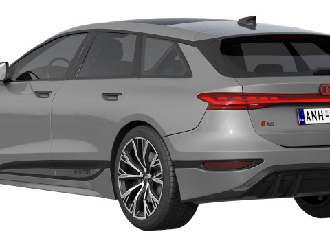 Audi A6 Avant e-tron 2025 3D Модель