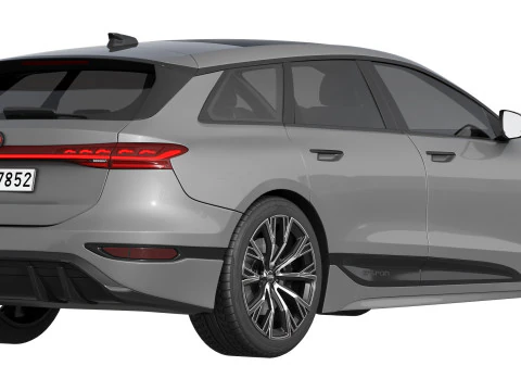 Audi A6 Avant e-tron 2025 3D Model