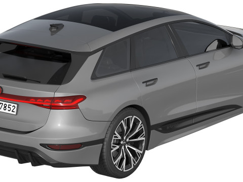 Audi A6 Avant e-tron 2025 3D Модель