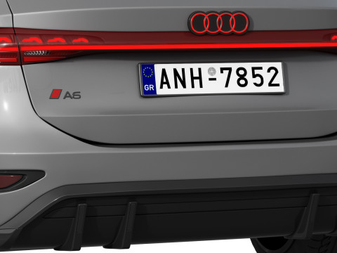 Audi A6 Avant e-tron 2025 3D Модель