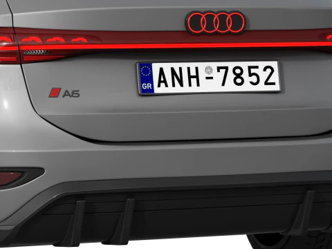 Audi A6 Avant e-tron 2025 3D Model