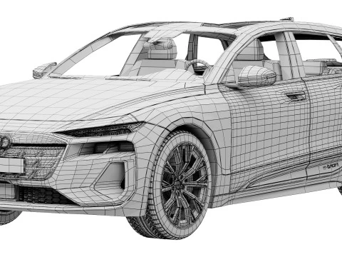 Audi A6 Avant e-tron 2025 3D Model