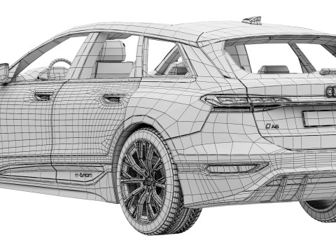 Audi A6 Avant e-tron 2025 3D Модель