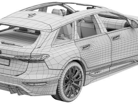 Audi A6 Avant e-tron 2025 3D Модель