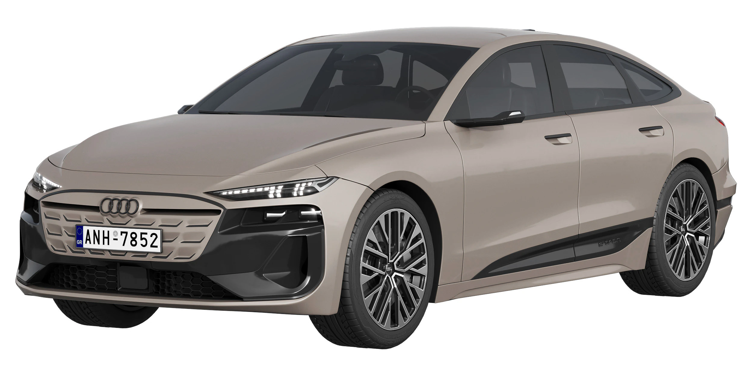 Audi A6 Sportback e-tron 2025 3D Model .c4d .max .obj .3ds .fbx .stl .blend