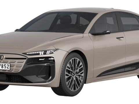 Audi A6 Sportback e-tron 2025 3D Model