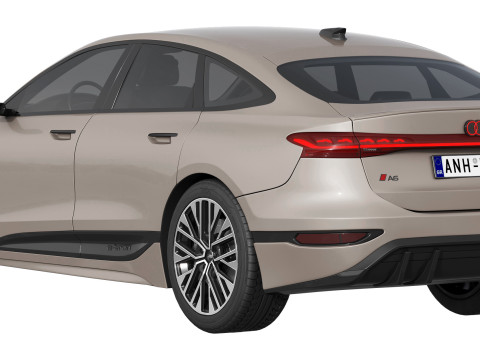 Audi A6 Sportback e-tron 2025 Model 3D