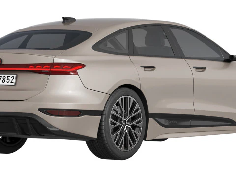Audi A6 Sportback e-tron 2025 3D Model
