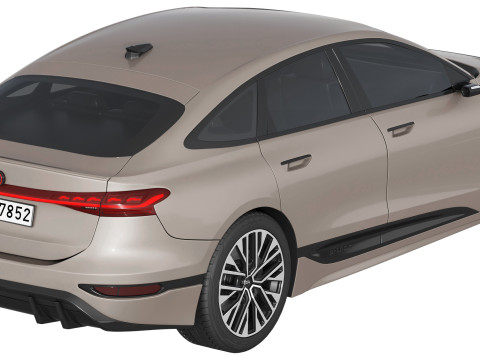 Audi A6 Sportback e-tron 2025 Model 3D