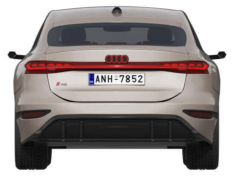 Audi A6 Sportback e-tron 2025 Model 3D