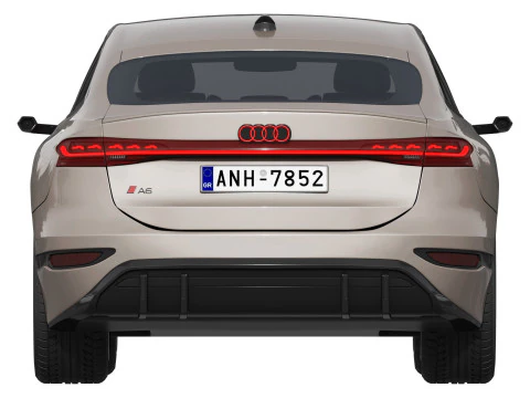 Audi A6 Sportback e-tron 2025 3D Model