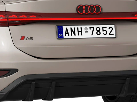 Audi A6 Sportback e-tron 2025 3D Model