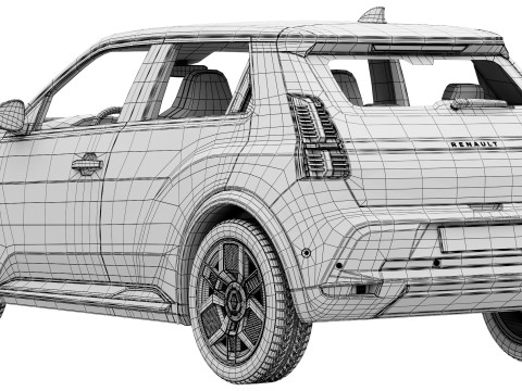 Renault 5 E-Tech Modelo 3D