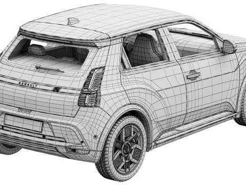 Renault 5 E-Teknoloji 3D Model