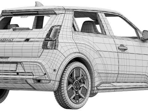 Renault 5 E-Teknoloji 3D Model