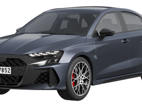 Audi RS3 Sedan 2025 3D मॉडल
