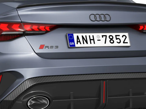 Audi RS3 Sedan 2025 3D Model