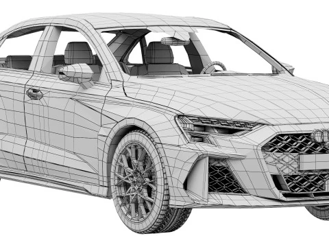 Audi RS3 Sedan 2025 3D Model
