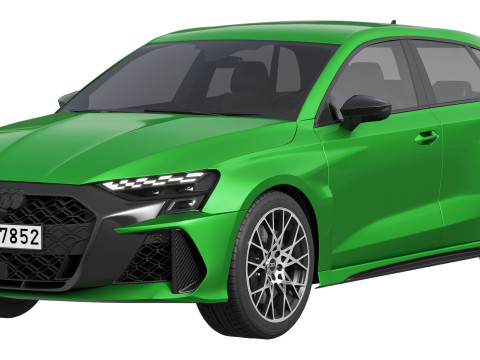 Audi RS3 Sportback 2025 3D Model