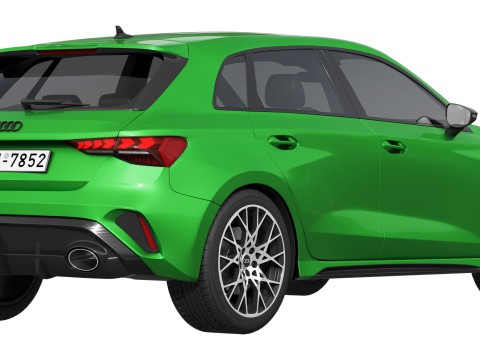 Audi RS3 Sportback 2025 3D Model