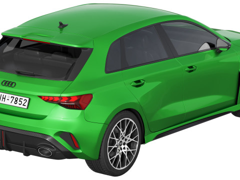 Audi RS3 Sportback 2025 3D Model