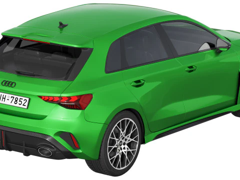 Audi RS3 Sportback 2025 Modelo 3D