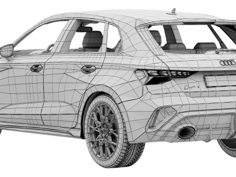 Audi RS3 Sportback 2025 3D Model