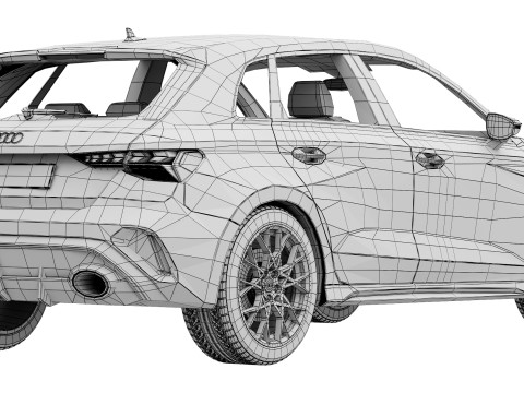Audi RS3 Sportback 2025 3D Model