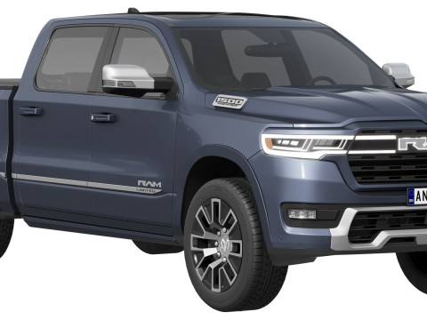 Ram 1500 Ramcharger Modello 3D